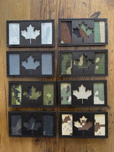 Leather flag patch